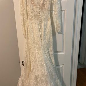 Gorgeous couture laced mermaid wedding dress